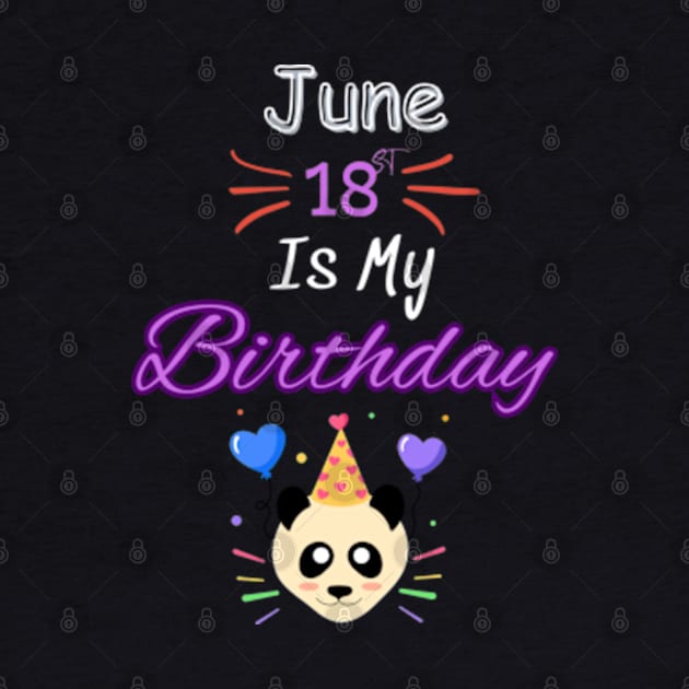 June 18 st is my birthday by Oasis Designs